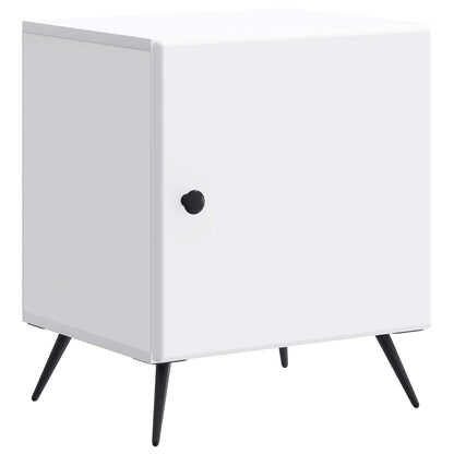 Bedside Cabinet 2 pcs White 43 x 34.5 x 50 cm Engineered Wood