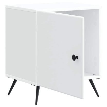 Bedside Cabinet 2 pcs White 43 x 34.5 x 50 cm Engineered Wood