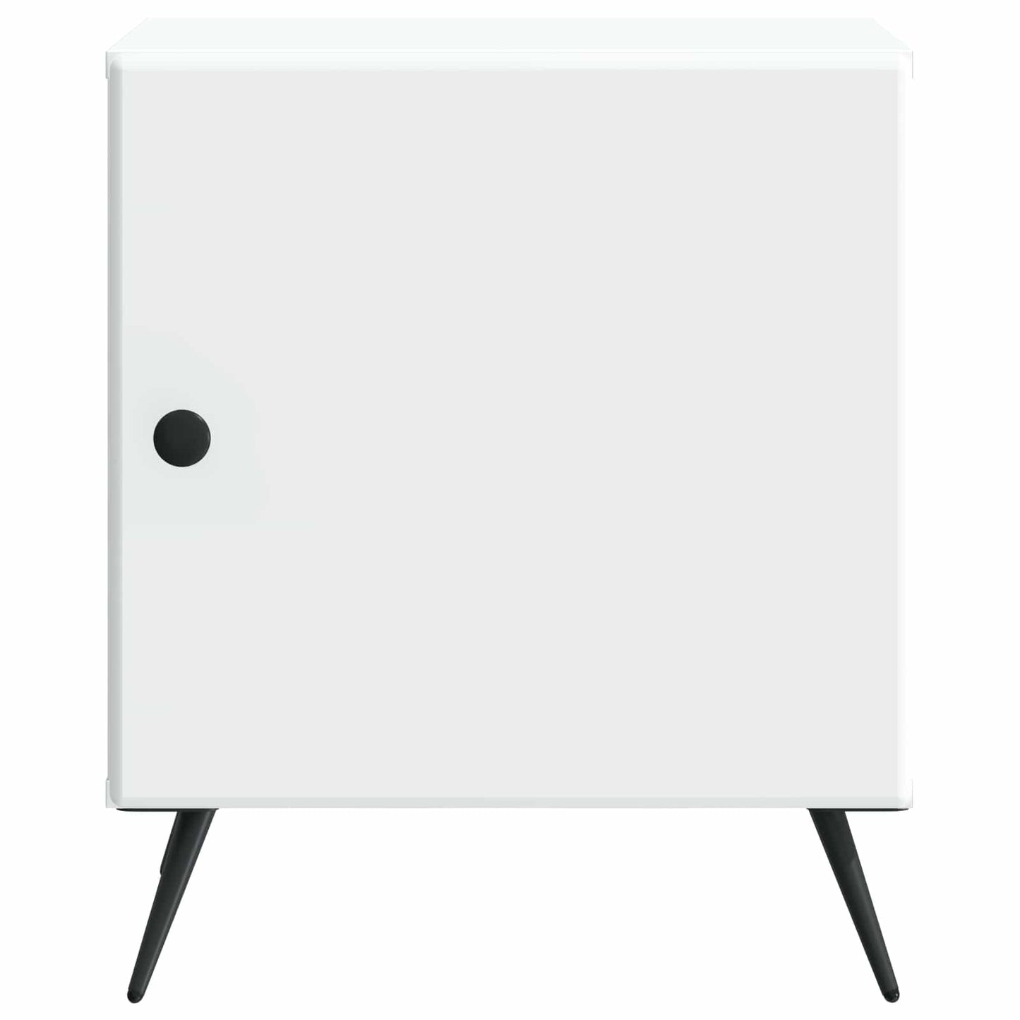 Bedside Cabinet 2 pcs White 43 x 34.5 x 50 cm Engineered Wood