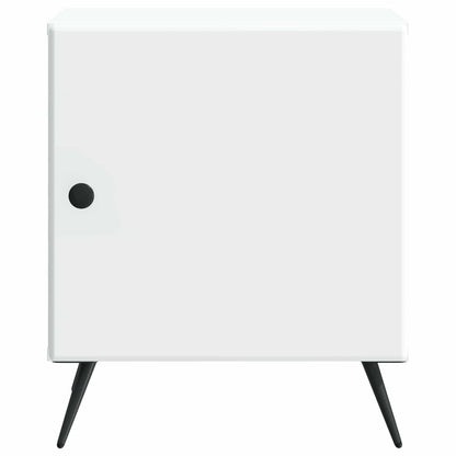 Bedside Cabinet 2 pcs White 43 x 34.5 x 50 cm Engineered Wood