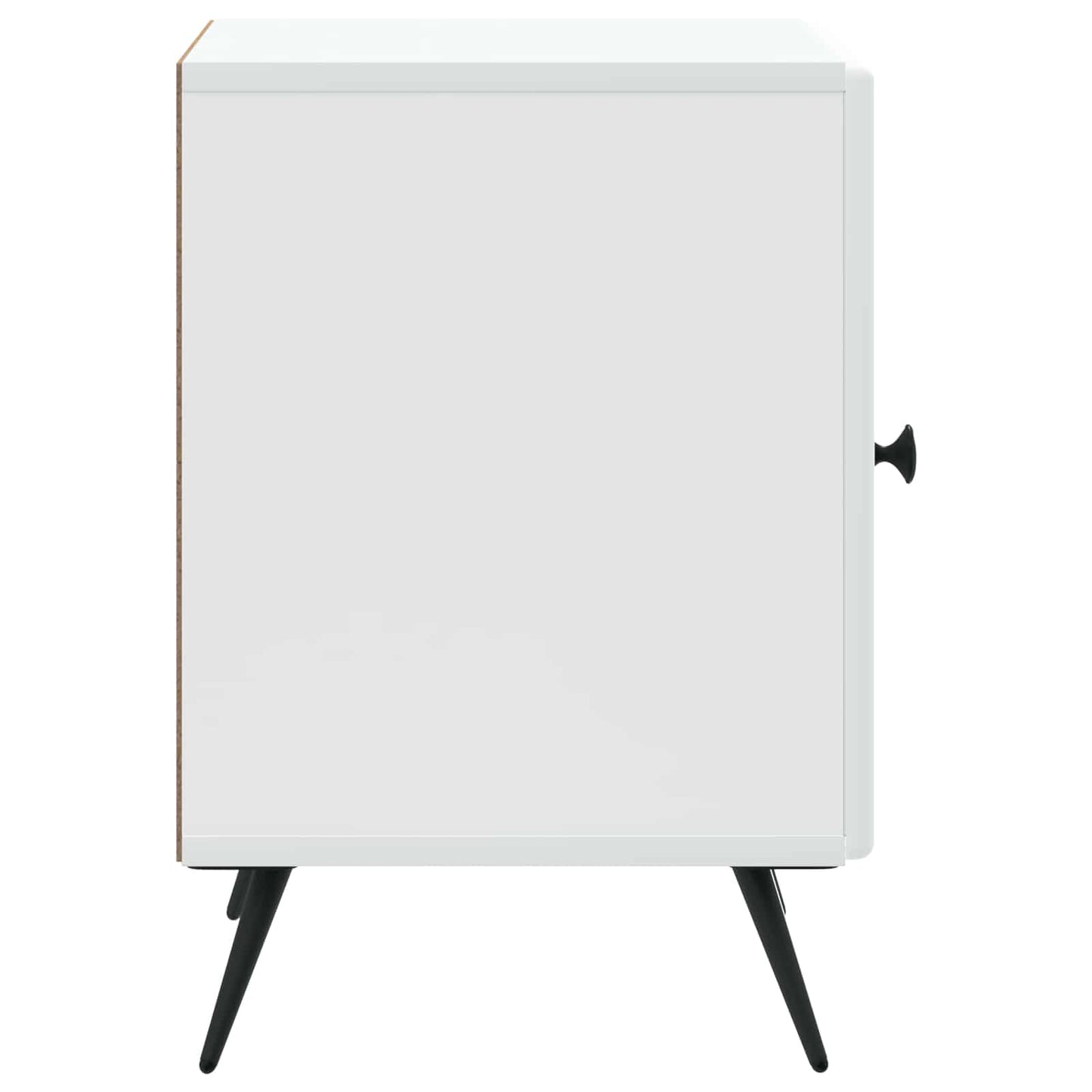 Bedside Cabinet 2 pcs White 43 x 34.5 x 50 cm Engineered Wood