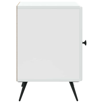 Bedside Cabinet 2 pcs White 43 x 34.5 x 50 cm Engineered Wood