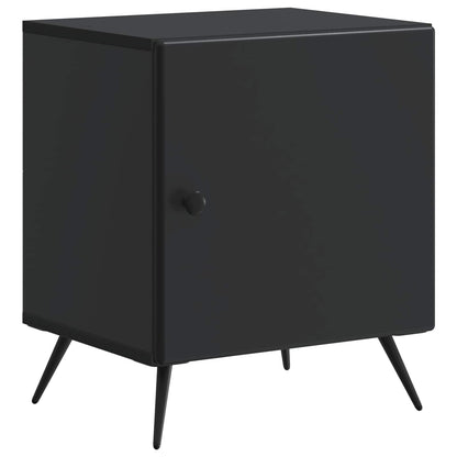 Bedside Cabinet 2 pcs Black 43 x 34.5 x 50 cm Engineered Wood