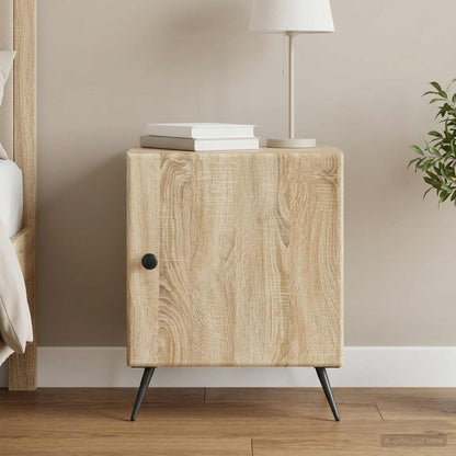 Bedside Cabinet Sonoma Oak 43 x 34.5 x 50 cm Engineered Wood