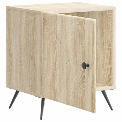Bedside Cabinet Sonoma Oak 43 x 34.5 x 50 cm Engineered Wood