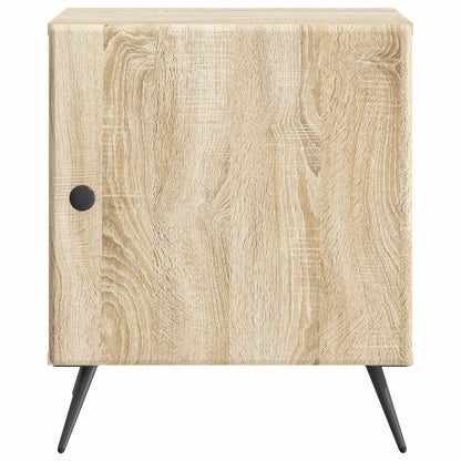 Bedside Cabinet Sonoma Oak 43 x 34.5 x 50 cm Engineered Wood