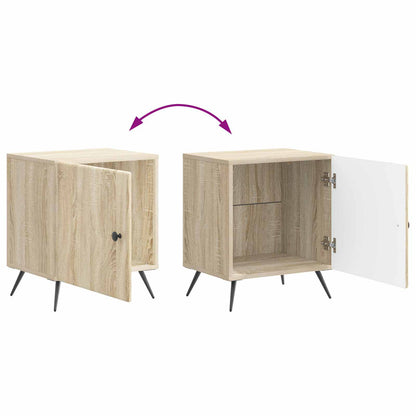Bedside Cabinet Sonoma Oak 43 x 34.5 x 50 cm Engineered Wood
