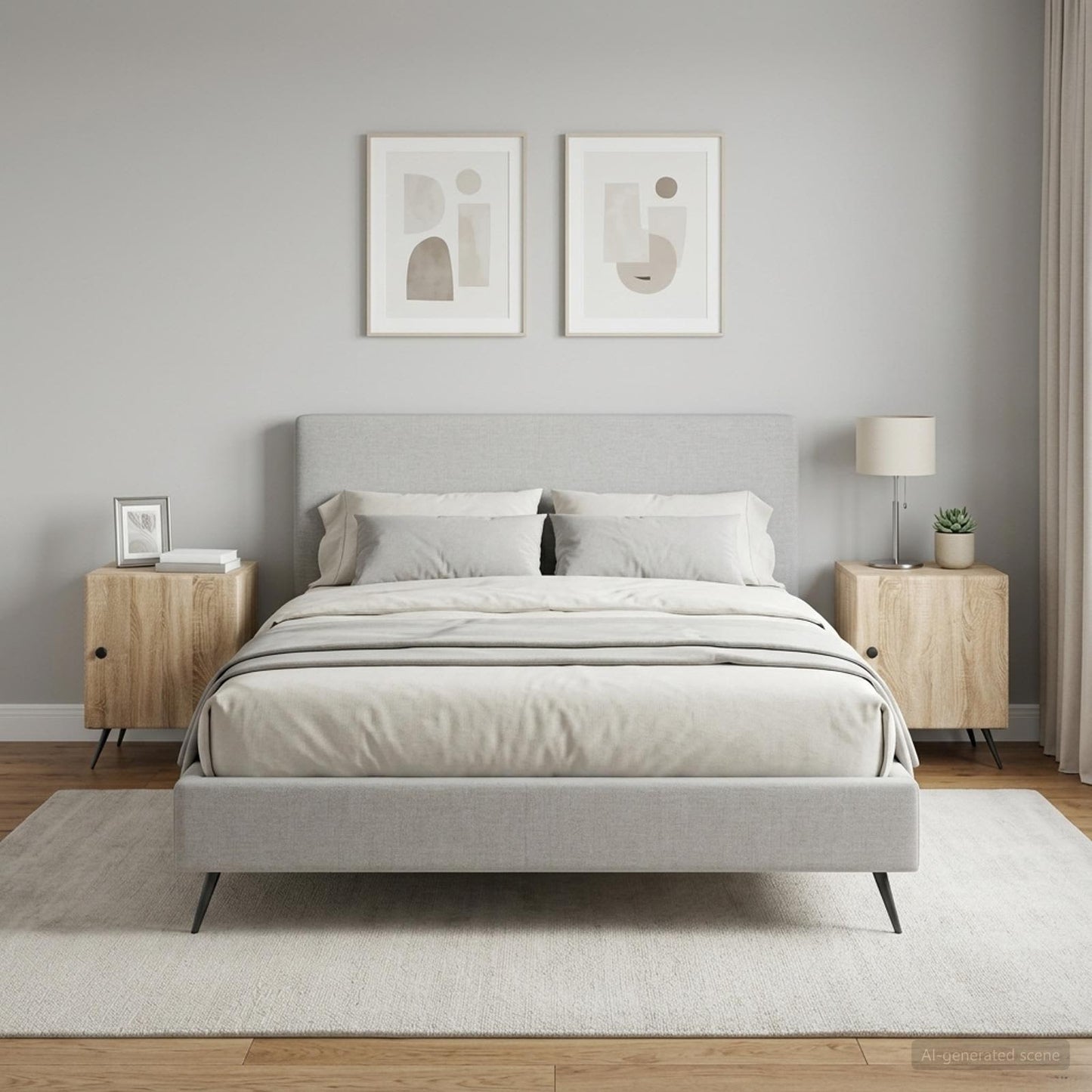 Bedside Cabinet 2 pcs Sonoma Oak 43 x 34.5 x 50 cm