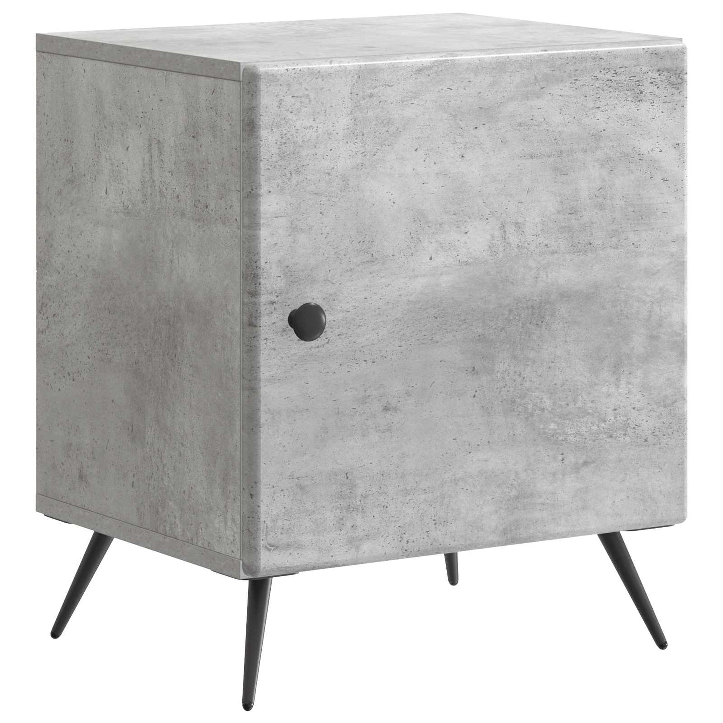 Bedside Cabinet 2 pcs Concrete Grey 43 x 34.5 x 50 cm