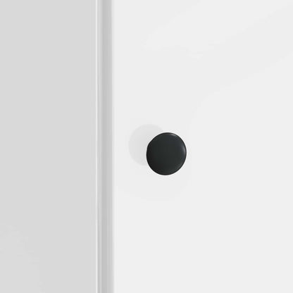 Bedside Cabinet High Gloss White 43 x 34.5 x 50 cm