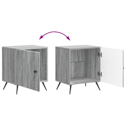 Bedside Cabinet Grey Sonoma 43 x 34.5 x 50 cm Engineered Wood