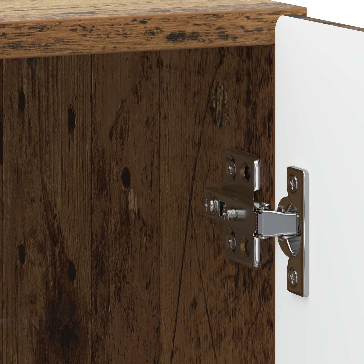 Bedside Cabinet Old Wood 43 x 34.5 x 50 cm Engineered Wood