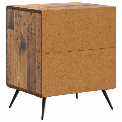 Bedside Cabinet Old Wood 43 x 34.5 x 50 cm Engineered Wood