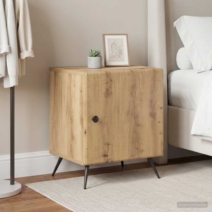 Bedside Cabinet 2 pcs Artisan Oak 43 x 34.5 x 50 cm
