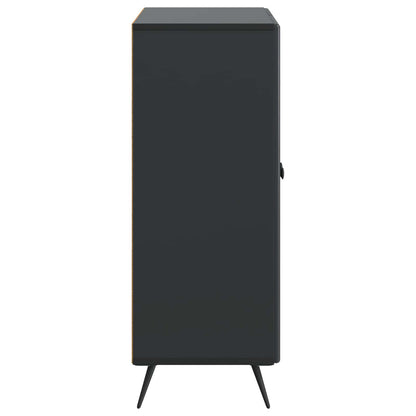 Sideboard Black 66 x 34.5 x 90 cm Engineered Wood