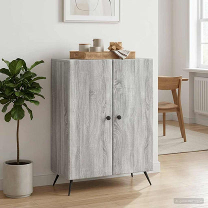 Sideboard Grey Sonoma 66 x 34.5 x 90 cm Engineered Wood