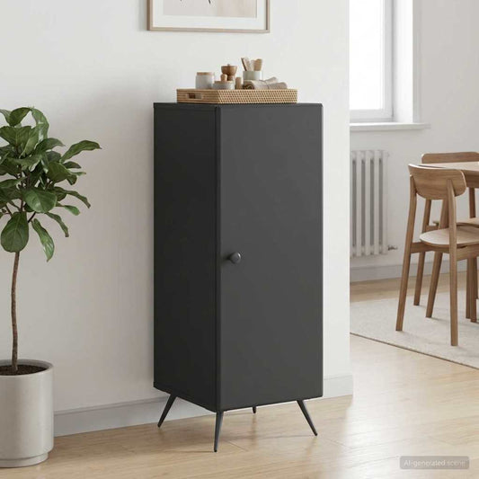 Sideboard Black 33 x 34.5 x 90 cm Engineered Wood