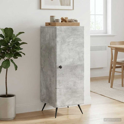 Sideboard Concrete Grey 33 x 34.5 x 90 cm Engineered Wood