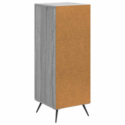 Sideboard Grey Sonoma 33 x 34.5 x 90 cm Engineered Wood