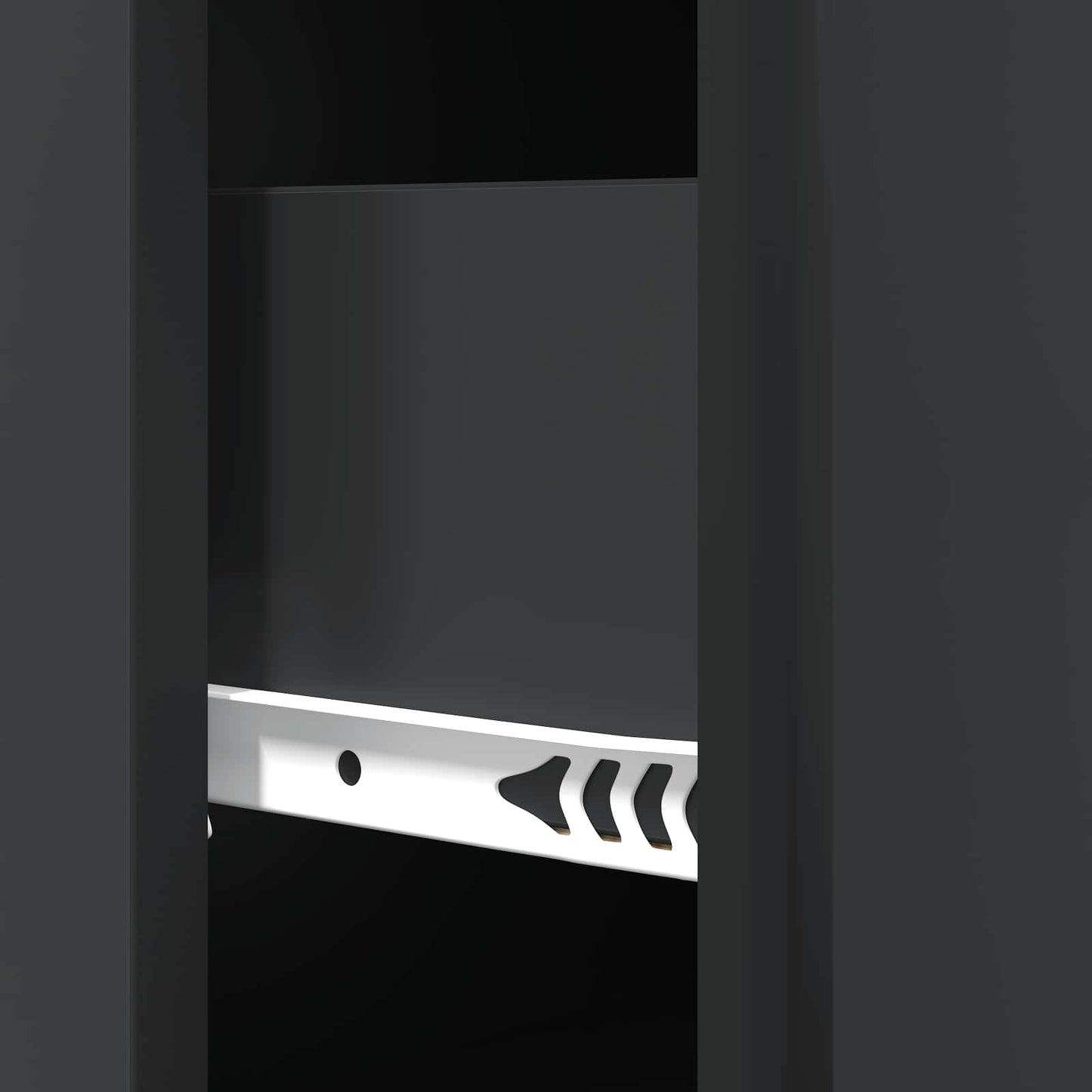 Drawer Cabinet 66 x 34.5 x 90 cm Engineered Wood Black