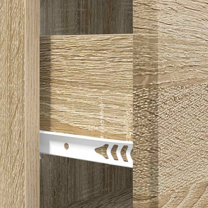 Drawer Cabinet 66 x 34.5 x 90 cm Engineered Wood Sonoma Oak