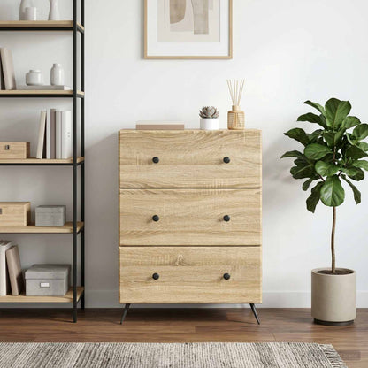 Drawer Cabinet 66 x 34.5 x 90 cm Engineered Wood Sonoma Oak