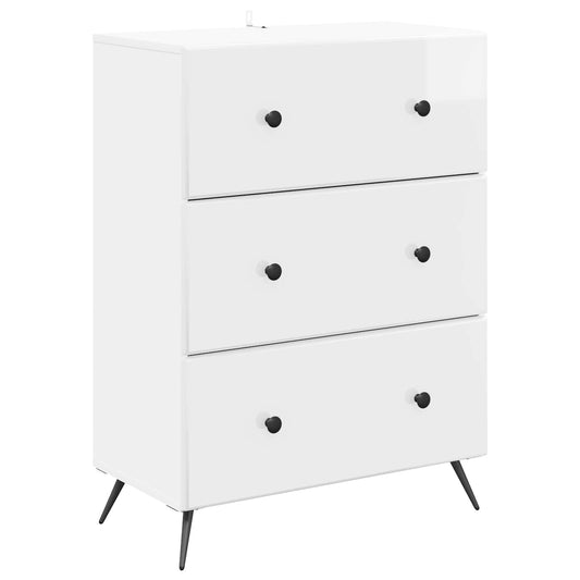 Drawer Cabinet 66 x 34.5 x 90 cm Engineered Wood
