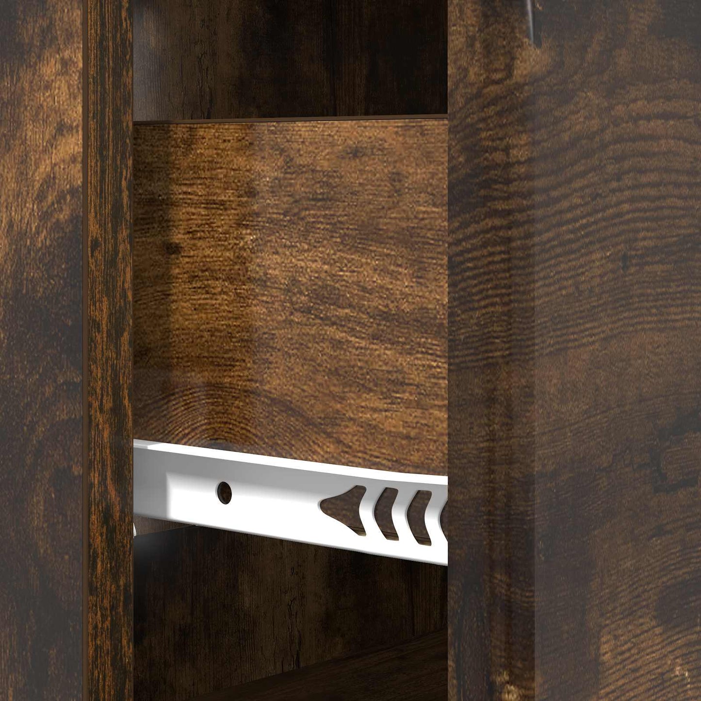 Drawer Cabinet 66 x 34.5 x 90 cm Engineered Wood Smoked Oak