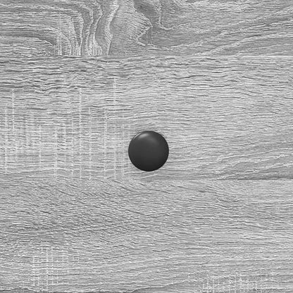 Drawer Cabinet 66 x 34.5 x 90 cm Engineered Wood Grey Sonoma
