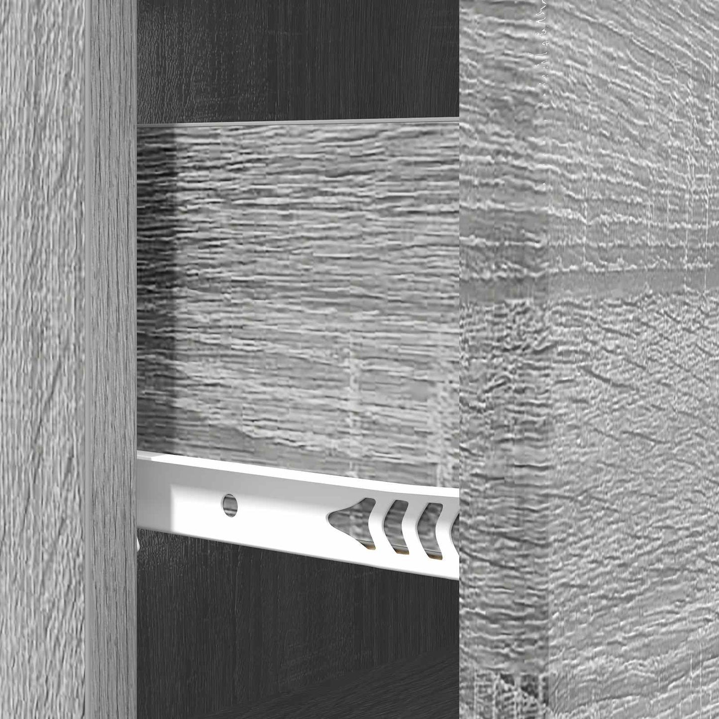 Drawer Cabinet 66 x 34.5 x 90 cm Engineered Wood Grey Sonoma