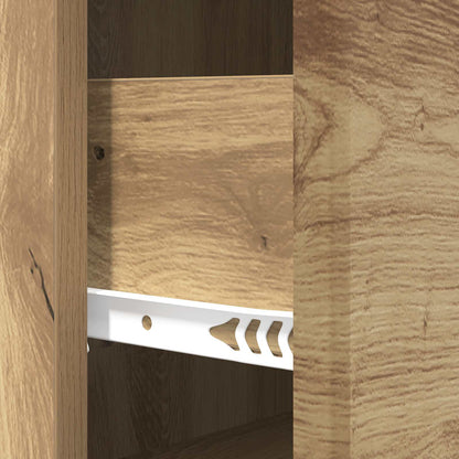 Drawer Cabinet 66 x 34.5 x 90 cm Engineered Wood Artisan Oak