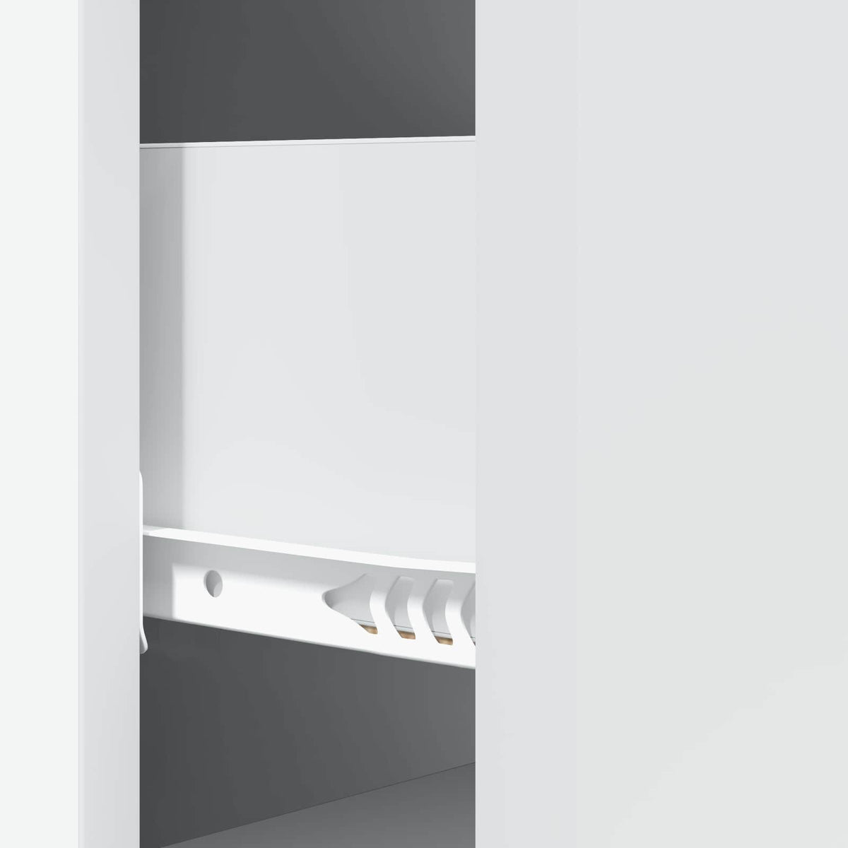 Drawer Cabinet White 33 x 34.5 x 90 cm Engineered Wood