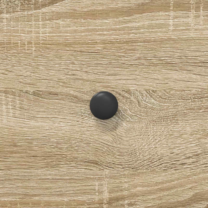 Drawer Cabinet Sonoma Oak 33 x 34.5 x 90 cm Engineered Wood