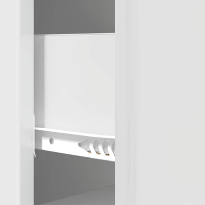 Drawer Cabinet High Gloss White 33 x 34.5 x 90 cm