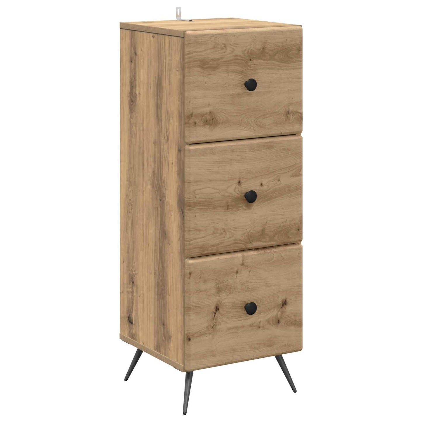 Drawer Cabinet Artisan Oak 33 x 34.5 x 90 cm Engineered Wood