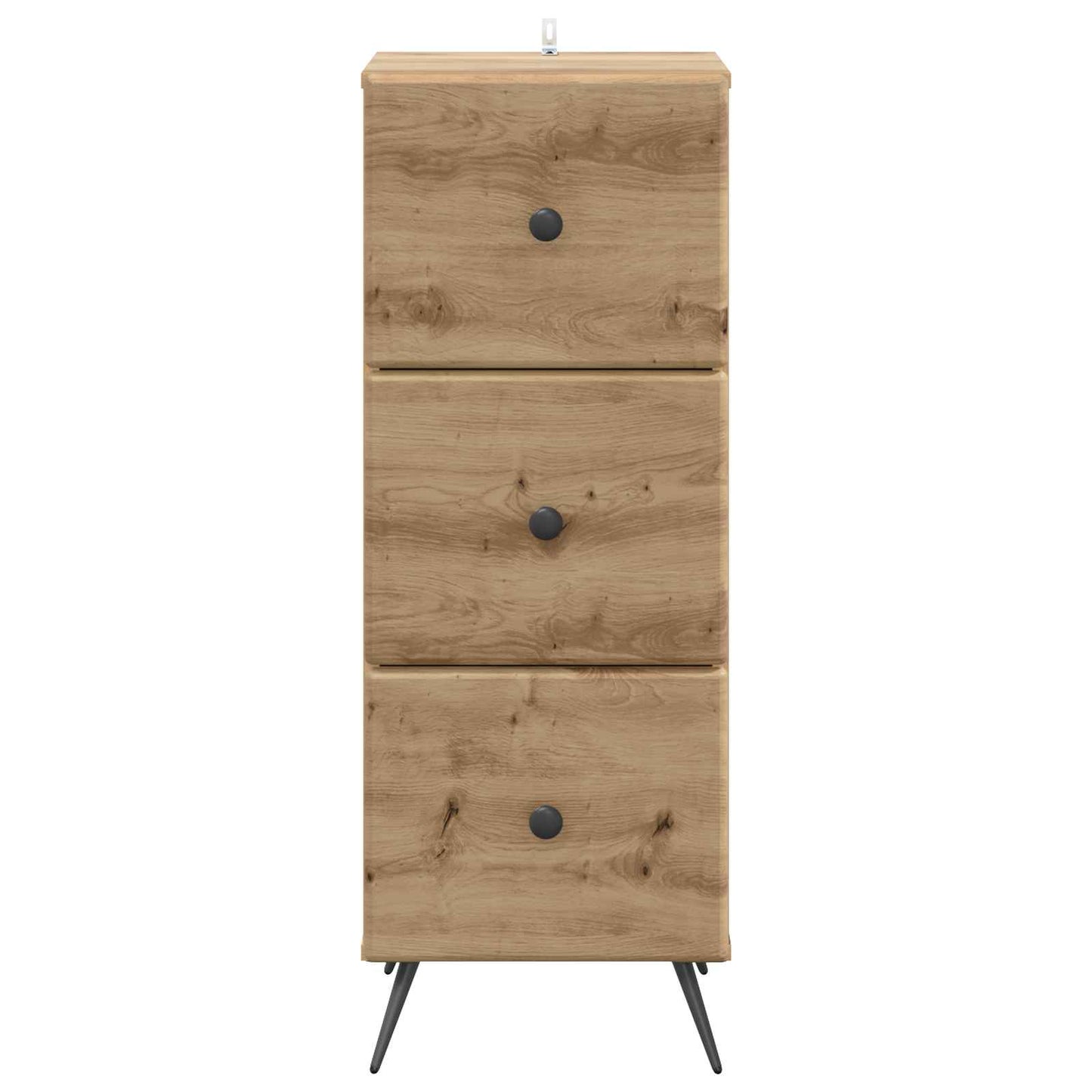 Drawer Cabinet Artisan Oak 33 x 34.5 x 90 cm Engineered Wood
