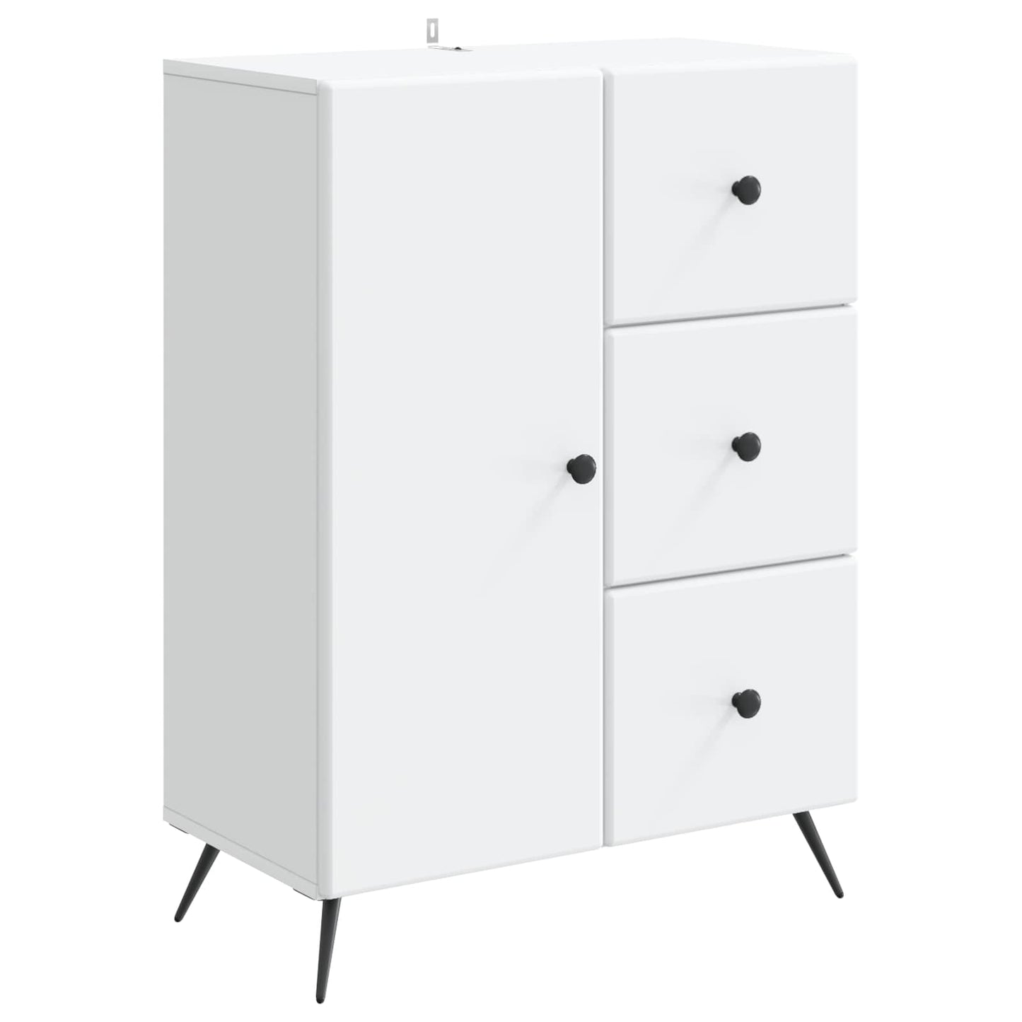 Sideboard White 66 x 34.5 x 90 cm Engineered Wood