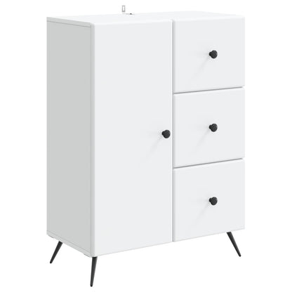 Sideboard White 66 x 34.5 x 90 cm Engineered Wood