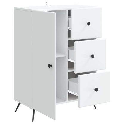 Sideboard White 66 x 34.5 x 90 cm Engineered Wood