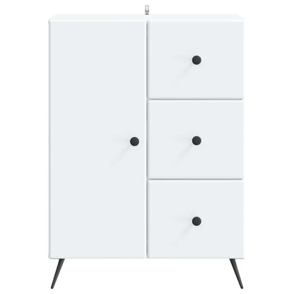 Sideboard White 66 x 34.5 x 90 cm Engineered Wood