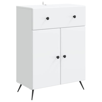 Sideboard White 66 x 34.5 x 90 cm Engineered Wood