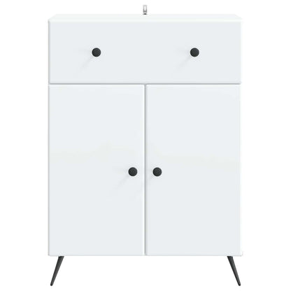 Sideboard White 66 x 34.5 x 90 cm Engineered Wood