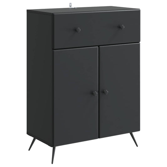 Sideboard Black 66 x 34.5 x 90 cm Engineered Wood