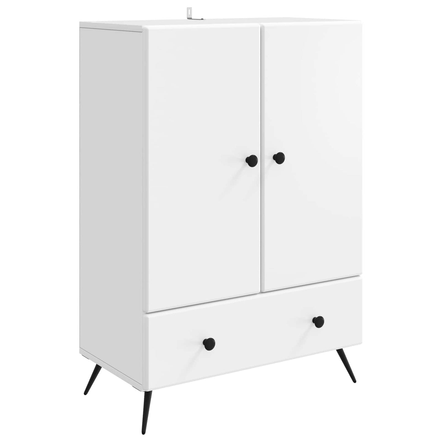 Sideboard White 66 x 34.5 x 95 cm Engineered Wood