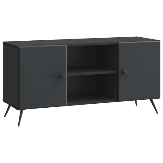 TV Cabinet 102 x 34.5 x 50 cm Black Engineered Wood