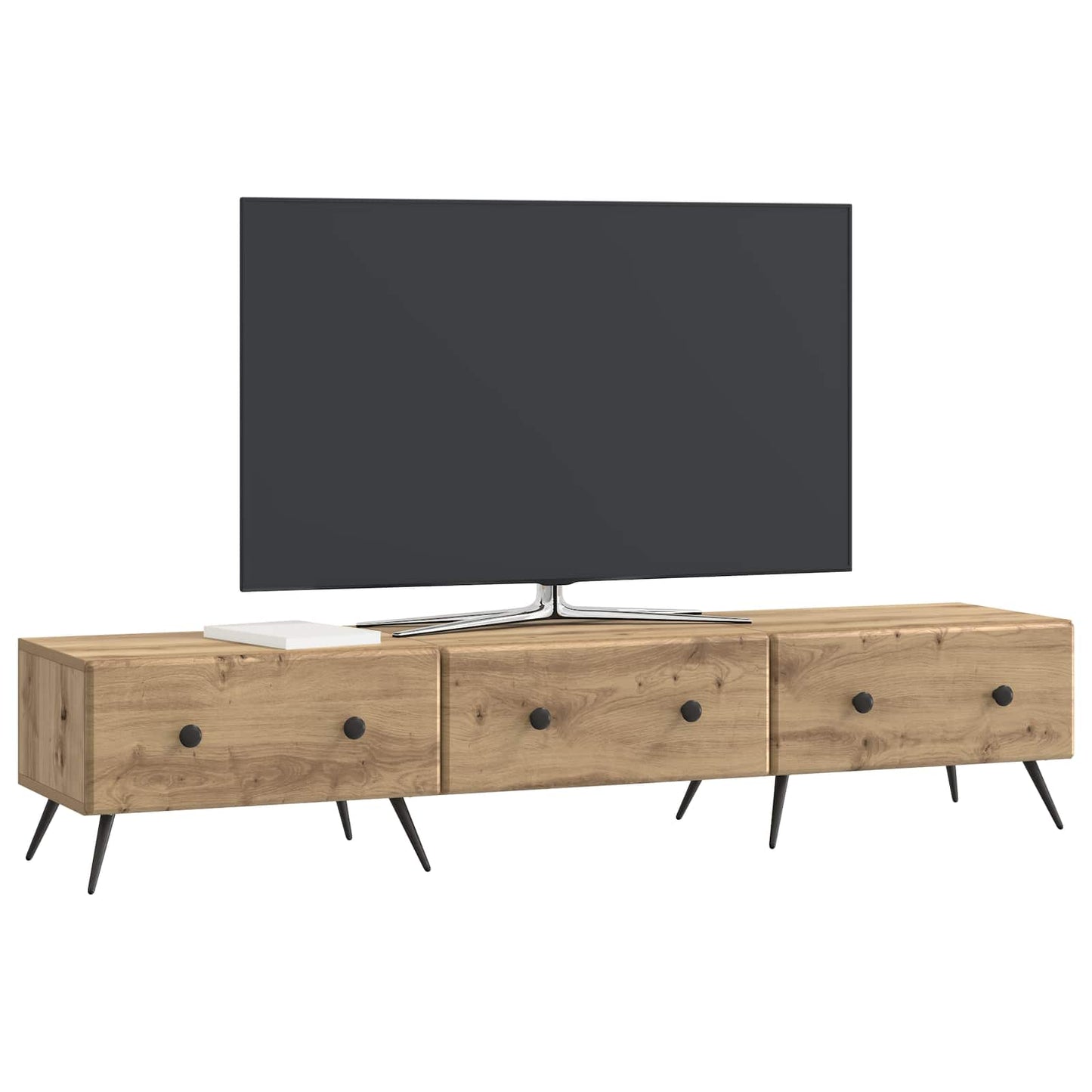 TV Cabinet 147 x 34.5 x 30 cm Artisan Oak Engineered Wood
