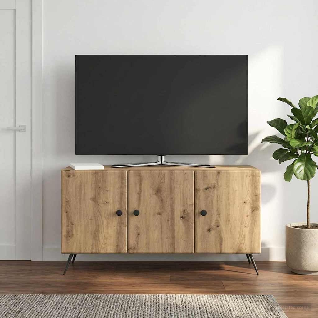 TV Cabinet 99 x 34.5 x 50 cm Artisan Oak Engineered Wood