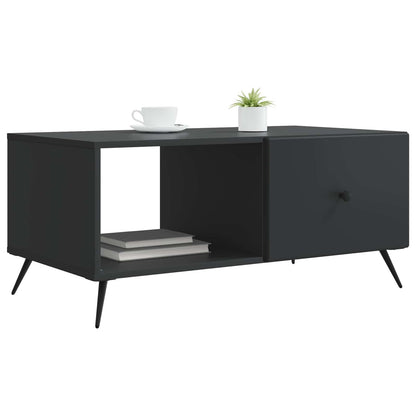Coffee Table Black 90 x 50 x 40 cm Engineered Wood