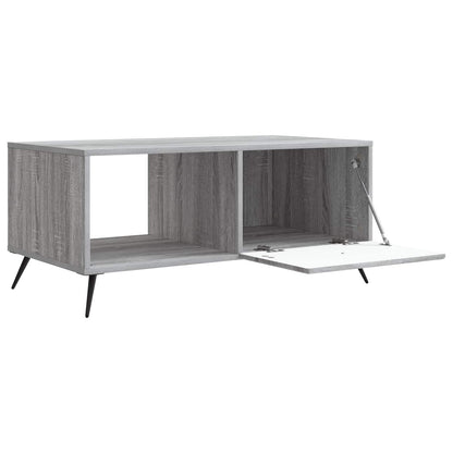 Coffee Table Grey Sonoma 90 x 50 x 40 cm Engineered Wood