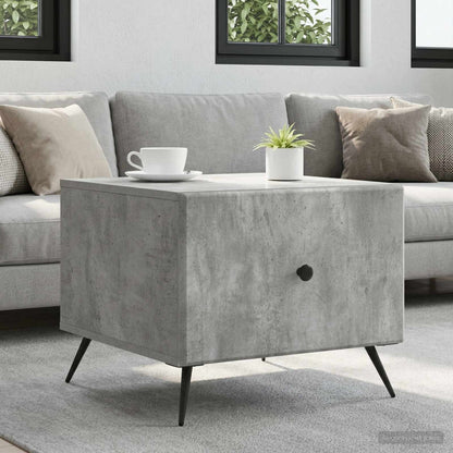 Coffee Table Concrete Grey 49 x 50 x 40 cm Engineered Wood